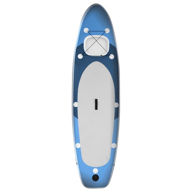 Sport si Outdoor - Sporturi acvatice - Sporturi pe placa - Stand up paddle - Set placa paddleboarding gonflabila, albastru, 300x76x10 cm - Infinity.ro