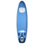 Sport si Outdoor - Sporturi acvatice - Sporturi pe placa - Stand up paddle - Set placa paddleboarding gonflabila, albastru, 300x76x10 cm - Infinity.ro