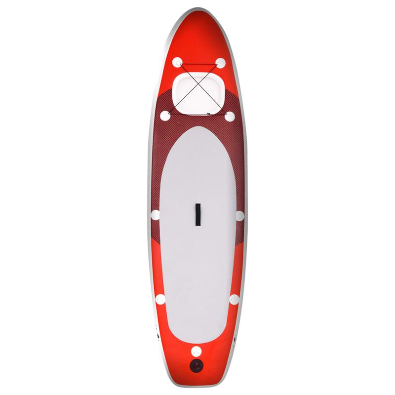 Sport si Outdoor - Sporturi acvatice - Sporturi pe placa - Stand up paddle - Set placa paddleboarding gonflabila, rosu, 300x76x10 cm - Infinity.ro