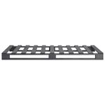 Casa si Gradina - Mobilier - Paturi si accesorii - Paturi - Cadru de pat din paleti, gri, 90 x 200 cm, lemn masiv de pin - Infinity.ro
