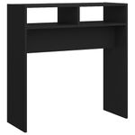 Casa si Gradina - Mobilier - Comode si corpuri - Console - Masuta consola, negru, 78x30x80 cm, PAL - Infinity.ro