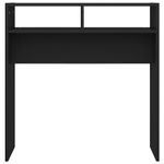 Casa si Gradina - Mobilier - Comode si corpuri - Console - Masuta consola, negru, 78x30x80 cm, PAL - Infinity.ro