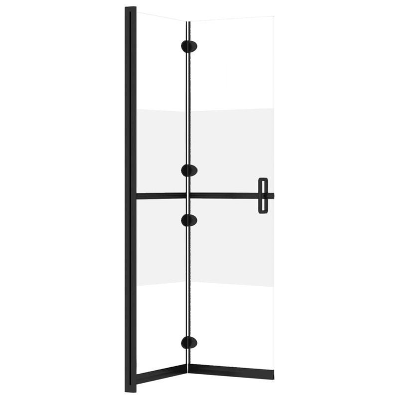 Casa si Gradina - Sanitare - Cazi si cabine de dus - Paravane si usi - Perete de dus walk-in pliabil , 70x190 cm, sticla ESG jumatate mata - Infinity.ro
