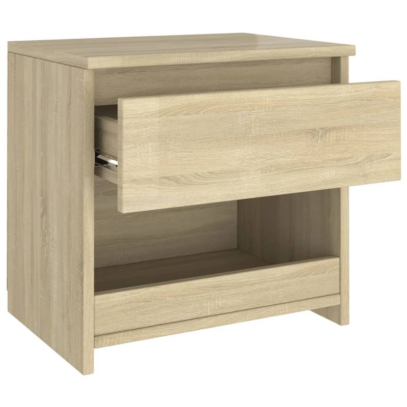 Casa si Gradina - Mobilier - Comode si corpuri - Noptiere - Noptiera, 2 buc., stejar Sonoma, 40x30x39 cm, PAL - Infinity.ro