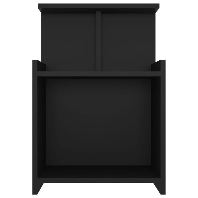 Casa si Gradina - Mobilier - Comode si corpuri - Noptiere - Noptiera, negru, 40x35x60 cm, PAL - Infinity.ro