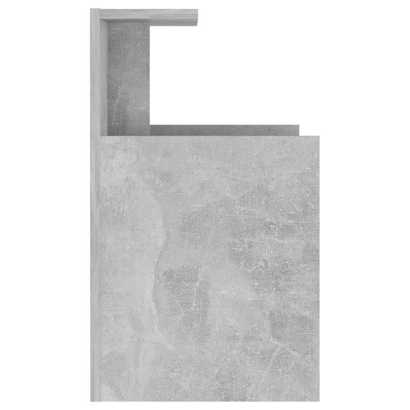 Casa si Gradina - Mobilier - Comode si corpuri - Noptiere - Noptiera, gri beton, 40x35x60 cm, PAL - Infinity.ro