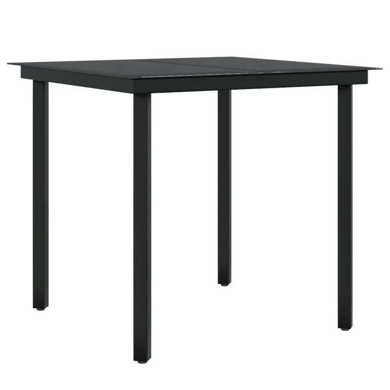 Casa si Gradina - Gradina si terasa - Mobilier exterior - Seturi mobila gradina - Set mobilier de gradina cu perne, 3 piese, negru - Infinity.ro