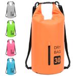 Sport si Outdoor - Sporturi acvatice - Rafting, caiac si canoe - Rucsac impermeabil cu fermoar, portocaliu, 30 L, PVC - Infinity.ro