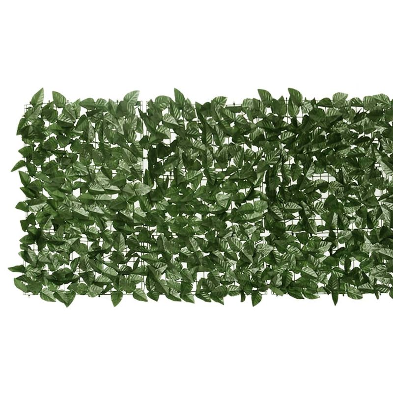 Casa si Gradina - Gradina si terasa - Umbrele si pavilioane - Umbrele - Paravan de balcon, frunze verde inchis, 600x75 cm - Infinity.ro