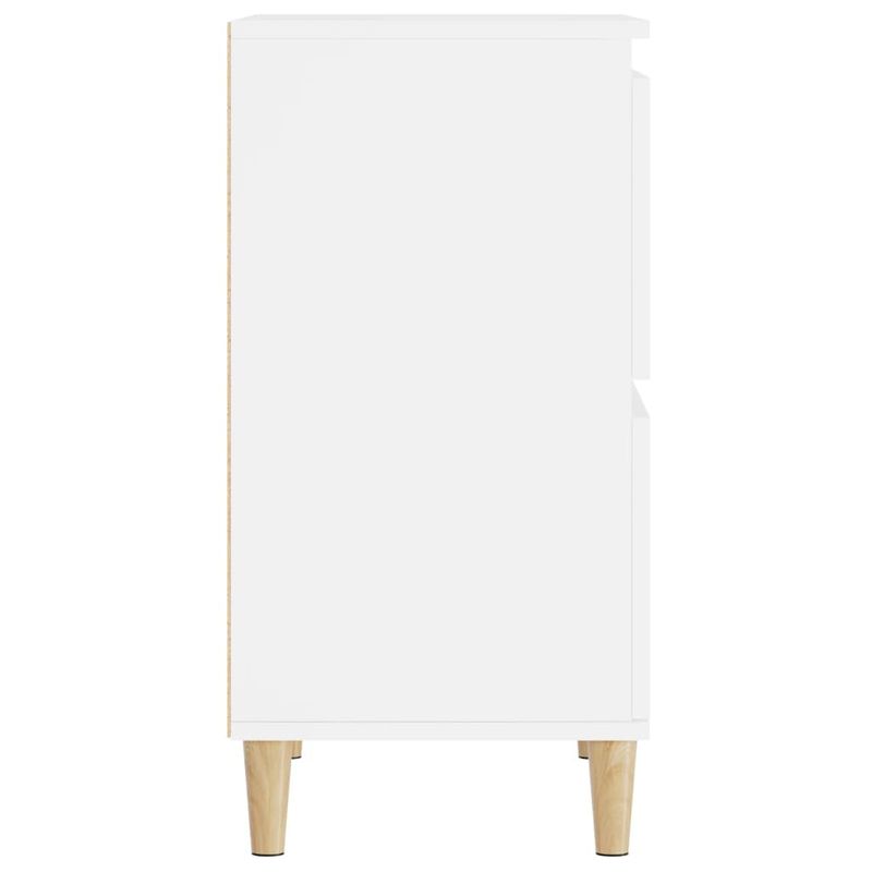 Casa si Gradina - Mobilier - Comode si corpuri - Comode - Servante, 3 buc, alb, 60x35x70 cm, lemn prelucrat - Infinity.ro