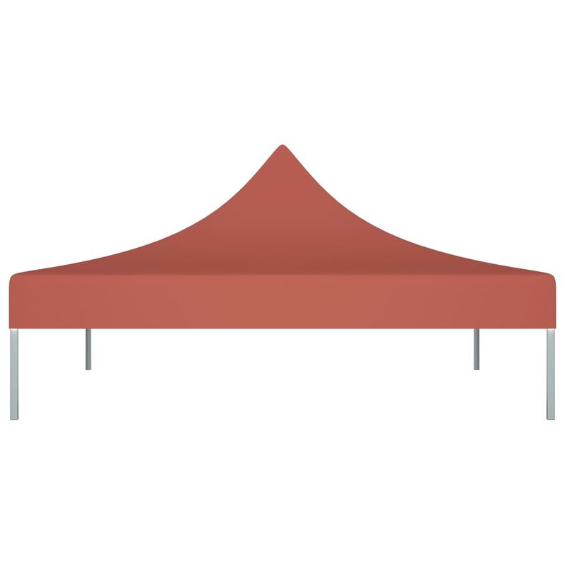 Casa si Gradina - Gradina si terasa - Umbrele si pavilioane - Pavilioane - Acoperis cort de petrecere, caramiziu, 3 x 3 m, 270 g/m² - Infinity.ro