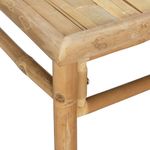 Casa si Gradina - Gradina si terasa - Mobilier exterior - Canapele si fotolii gradina - Set mobilier de gradina, cu perne alb crem, 3 piese, bambus - Infinity.ro