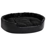 Petshop - Accesorii petshop - Culcusuri si custi - Culcusuri si saltele - Pat pentru caini, negru, 90x79x20 cm, plus/piele ecologica - Infinity.ro