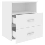 Casa si Gradina - Mobilier - Comode si corpuri - Noptiere - Noptiera, alb, 50x32x60 cm - Infinity.ro