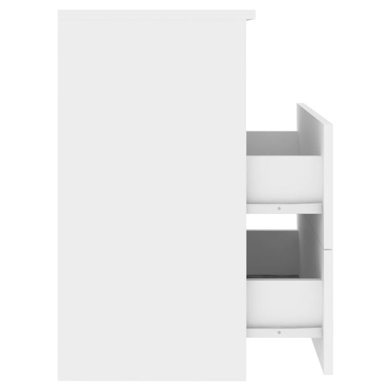 Casa si Gradina - Mobilier - Comode si corpuri - Noptiere - Noptiera, alb, 50x32x60 cm - Infinity.ro