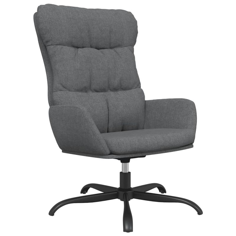 Casa si Gradina - Mobilier - Scaune si fotolii - Fotolii - Fotoliu de relaxare cu taburet, gri deschis, material textil - Infinity.ro