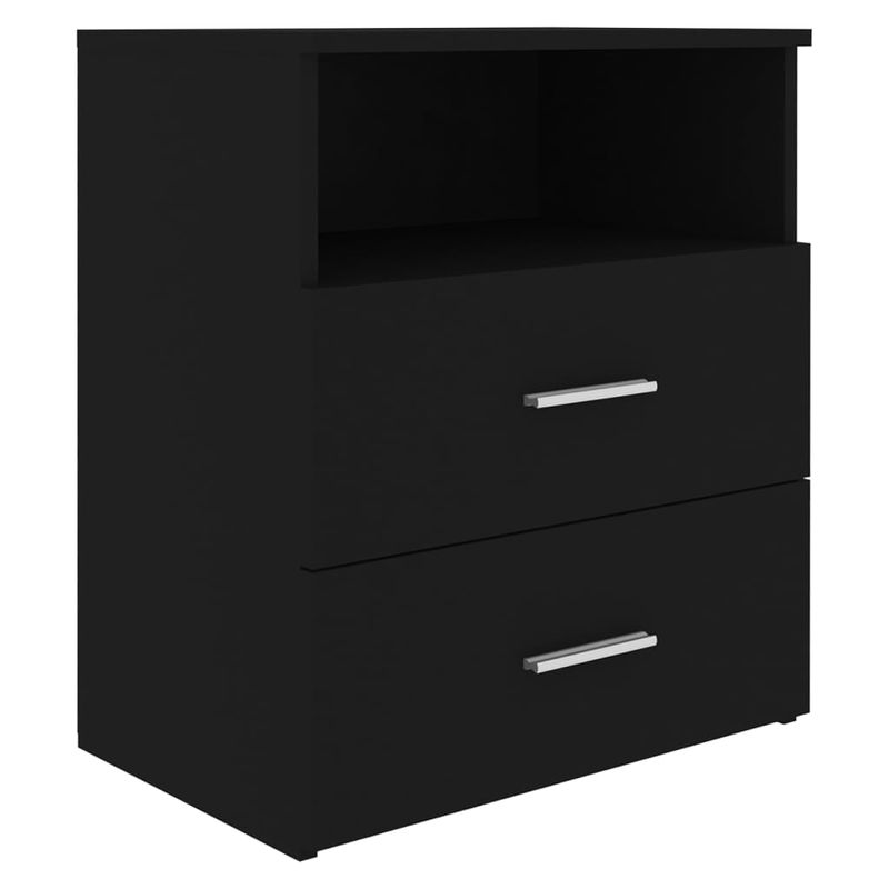 Casa si Gradina - Mobilier - Comode si corpuri - Noptiere - Noptiera, 2 buc., negru, 50x32x60 cm - Infinity.ro