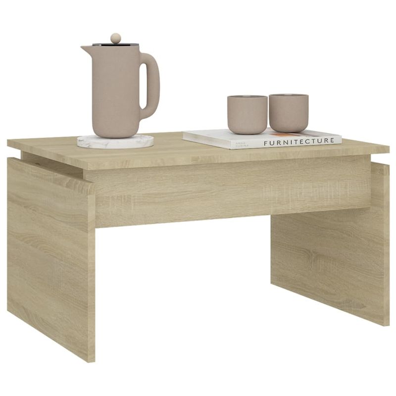 Casa si Gradina - Mobilier - Mese si birouri - Masute de cafea - Masuta de cafea, stejar sonoma, 68x50x38 cm, lemn prelucrat - Infinity.ro