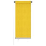 Casa si Gradina/Textile si covoare/Rulouri si jaluzele - Jaluzea tip rulou de exterior, galben, 60x140 cm, HDPE - Infinity.ro