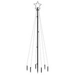 Casa si Gradina - Decoratiuni - Decoratiuni de sezon - Brad de Craciun, 108 LED-uri alb cald, 180 cm, cu tarus - Infinity.ro