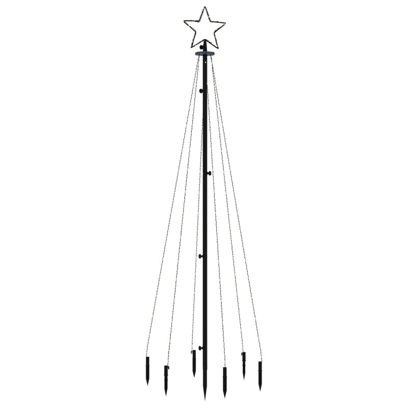 Casa si Gradina - Decoratiuni - Decoratiuni de sezon - Brad de Craciun, 108 LED-uri alb cald, 180 cm, cu tarus - Infinity.ro