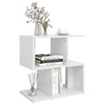 Casa si Gradina - Mobilier - Comode si corpuri - Noptiere - Noptiera, 2 buc., alb, 50x30x51,5 cm, PAL - Infinity.ro