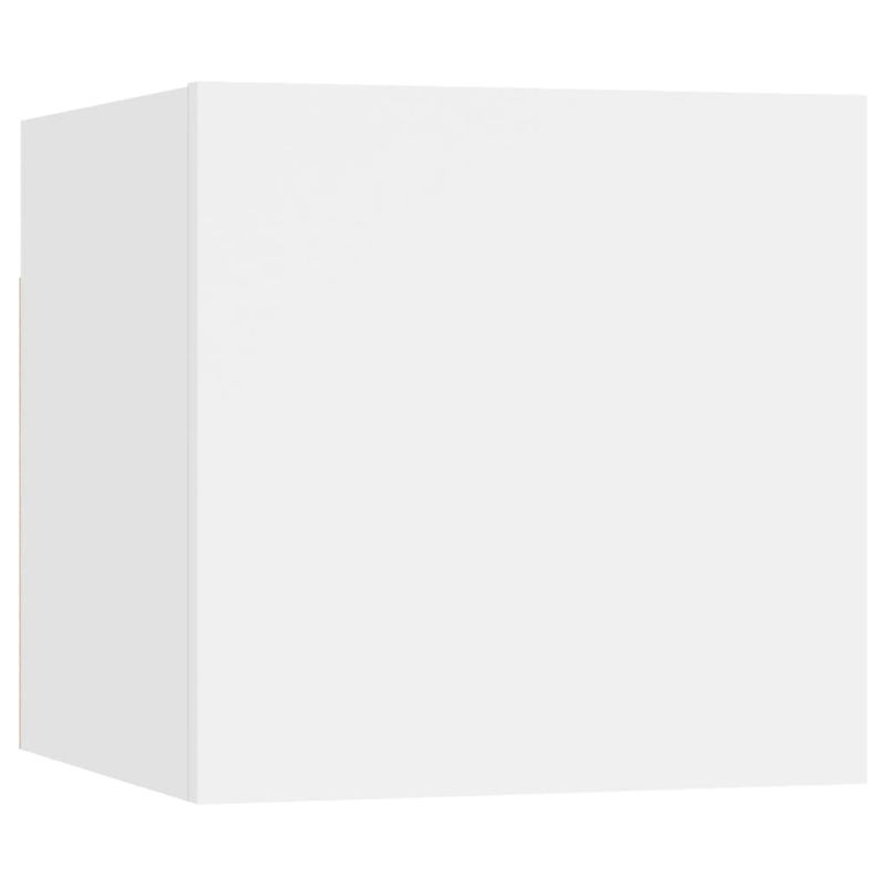 Casa si Gradina - Mobilier - Comode si corpuri - Comode - Dulapuri TV suspendate 8 buc., alb, 30,5x30x30 cm - Infinity.ro