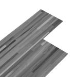 Casa si Gradina - Constructii - Parchet si pardoseli interioare - Parchet si pardoseli - Placi de pardoseala autoadezive, gri dungi, 5,02 m², PVC, 2 mm - Infinity.ro