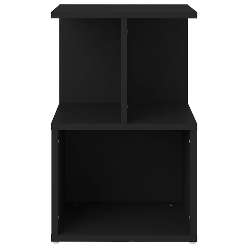 Casa si Gradina - Mobilier - Comode si corpuri - Noptiere - Noptiera, 2 buc., negru, 35x35x55 cm, PAL - Infinity.ro