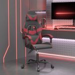 Casa si Gradina - Mobilier - Scaune si fotolii - Scaune - Scaun de gaming pivotant, negru si rosu vin, piele ecologica - Infinity.ro