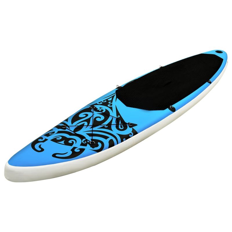 Sport si Outdoor - Sporturi acvatice - Sporturi pe placa - Stand up paddle - Set de placa SUP gonflabila, albastru, 305x76x15 cm - Infinity.ro
