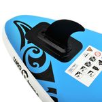 Sport si Outdoor - Sporturi acvatice - Sporturi pe placa - Stand up paddle - Set de placa SUP gonflabila, albastru, 305x76x15 cm - Infinity.ro