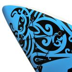 Sport si Outdoor - Sporturi acvatice - Sporturi pe placa - Stand up paddle - Set de placa SUP gonflabila, albastru, 305x76x15 cm - Infinity.ro