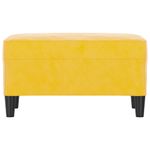 Casa si Gradina - Mobilier - Canapele si coltare - Banchete - Banca, galben, 70x35x41 cm, catifea - Infinity.ro