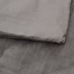 Casa si Gradina - Textile si covoare - Pături și cuverturi - Pături - Patura grea cu husa, gri, 122x183 cm, 5 kg, material textil - Infinity.ro