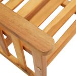 Casa si Gradina - Gradina si terasa - Mobilier exterior - Seturi mobila gradina - Scaune de gradina cu masa de ceai și perne, lemn masiv salcam, bej - Infinity.ro