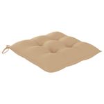 Casa si Gradina - Gradina si terasa - Mobilier exterior - Seturi mobila gradina - Scaune de gradina cu masa de ceai și perne, lemn masiv salcam, bej - Infinity.ro
