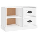 Casa si Gradina - Mobilier - Comode si corpuri - Comode - Comoda TV, alb, 73x35,5x47,5 cm, lemn prelucrat - Infinity.ro