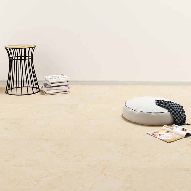 Casa si Gradina - Constructii - Parchet si pardoseli interioare - Parchet si pardoseli - Placi de pardoseala autoadezive, bej, 5,11 m², PVC - Infinity.ro