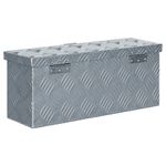 Casa si Gradina - Constructii - Depozitare, transport si protectie - Organizatoare si cutii scule - Cutie din aluminiu, 48,5 x 14 x 20 cm, argintiu - Infinity.ro