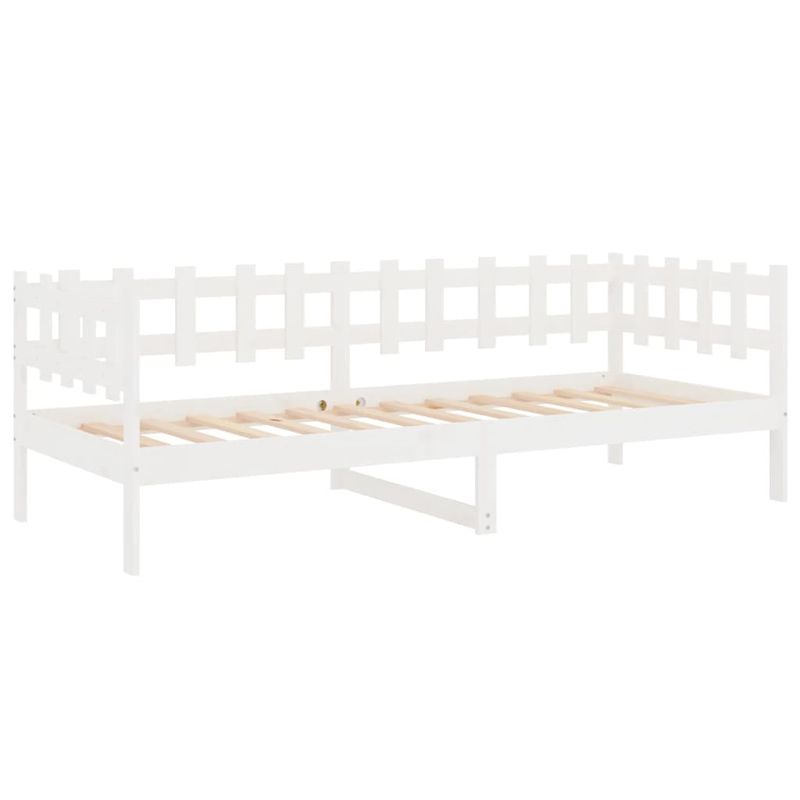 Casa si Gradina - Mobilier - Paturi si accesorii - Paturi - Pat de zi, alb, 80x200 cm, lemn masiv de pin - Infinity.ro