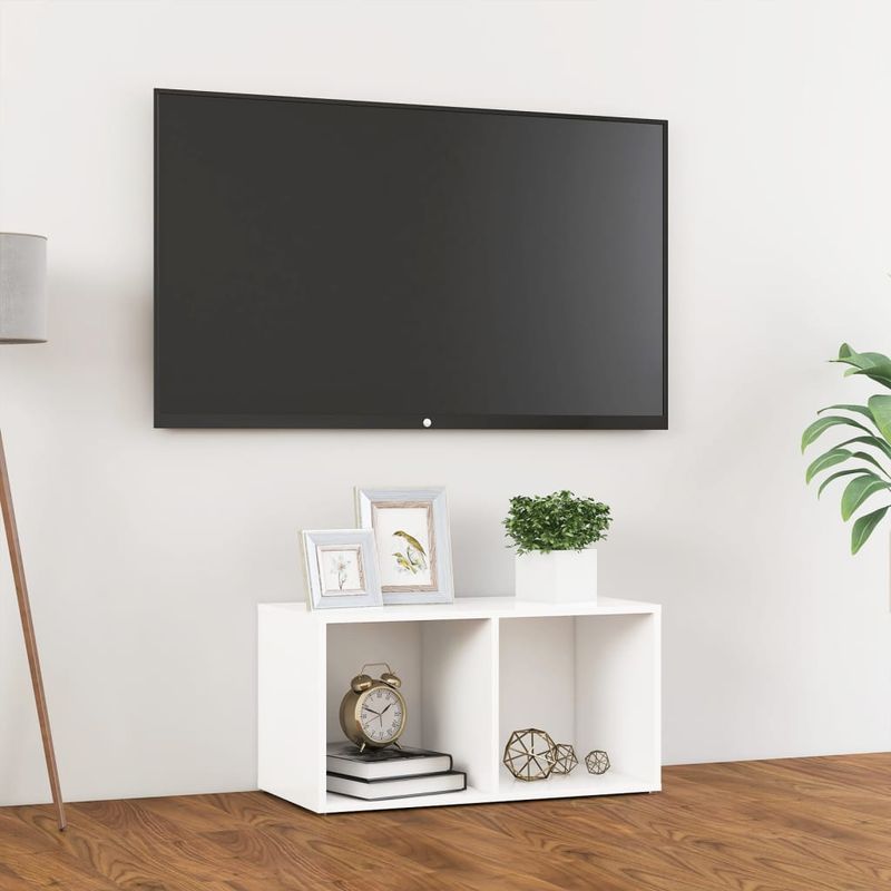 Casa si Gradina - Mobilier - Comode si corpuri - Comode - Comoda TV, alb, 72x35x36,5 cm, PAL - Infinity.ro