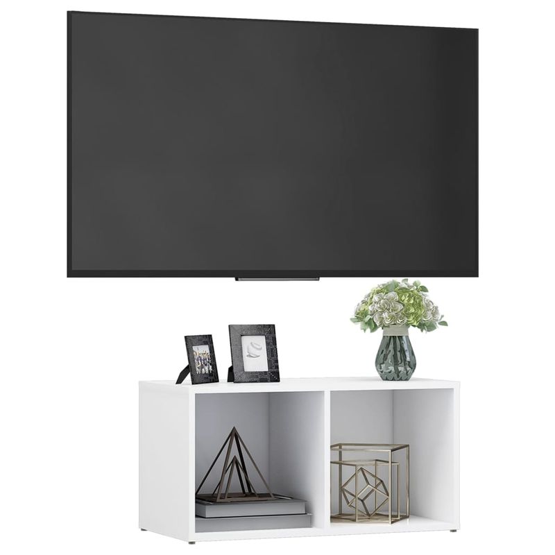Casa si Gradina - Mobilier - Comode si corpuri - Comode - Comoda TV, alb, 72x35x36,5 cm, PAL - Infinity.ro