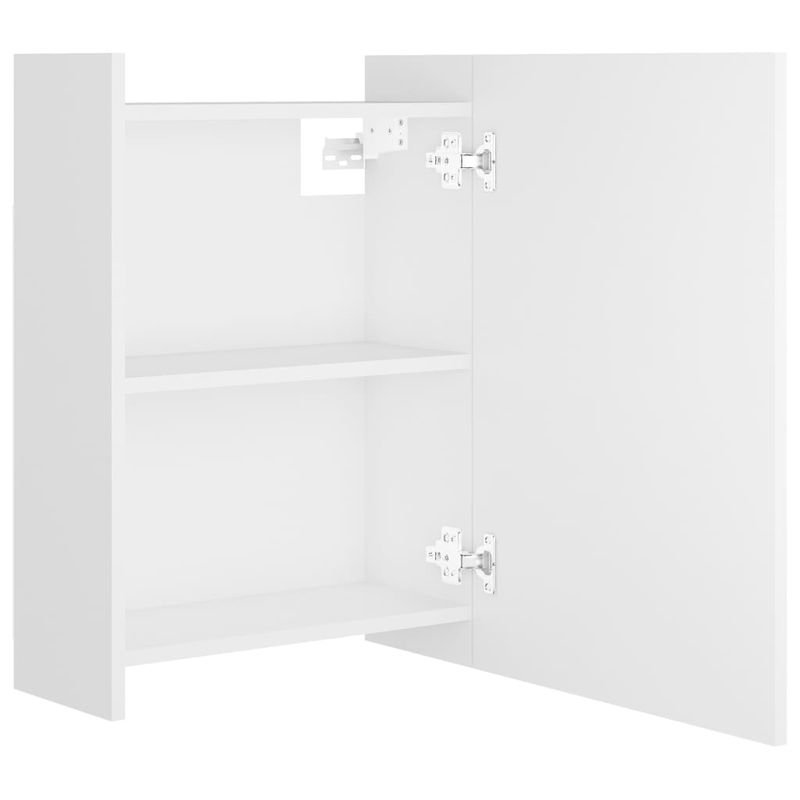 Casa si Gradina - Mobilier - Comode si corpuri - Masute de toaleta - Dulap de baie cu oglinda, alb, 62,5 x 20,5 x 64 cm, PAL - Infinity.ro