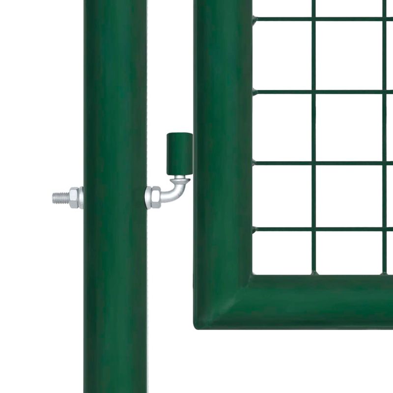 Casa si Gradina - Gradina si terasa - Garduri, panouri si accesorii - Poarta de gradina din plasa, verde, 350x175 cm, otel galvanizat - Infinity.ro