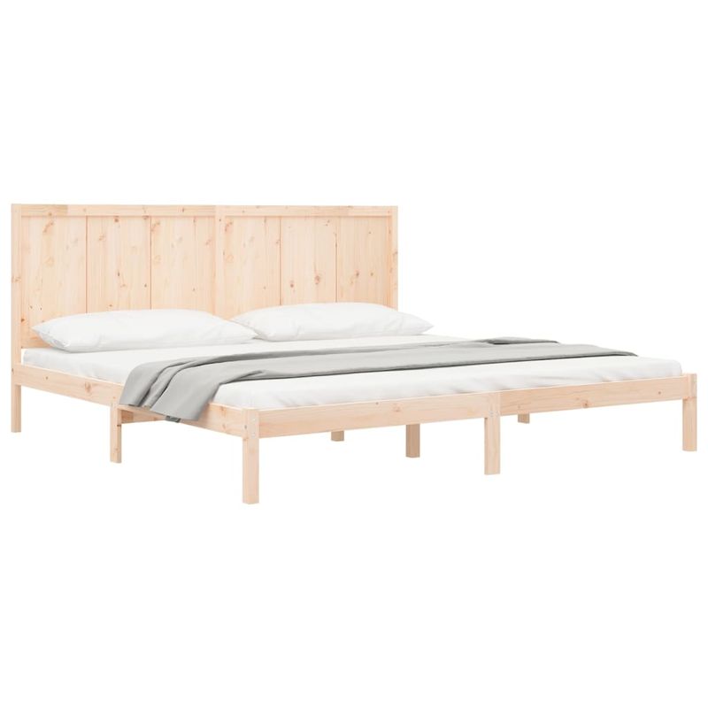 Casa si Gradina - Mobilier - Paturi si accesorii - Paturi - Cadru de pat mic single, 200x200 cm, lemn masiv de pin - Infinity.ro