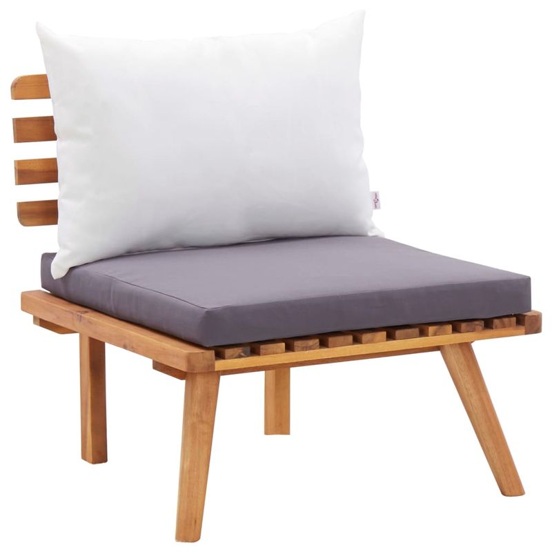 Casa si Gradina - Gradina si terasa - Mobilier exterior - Seturi mobila gradina - Set mobilier de gradina cu perne, 6 piese, lemn masiv de acacia - Infinity.ro