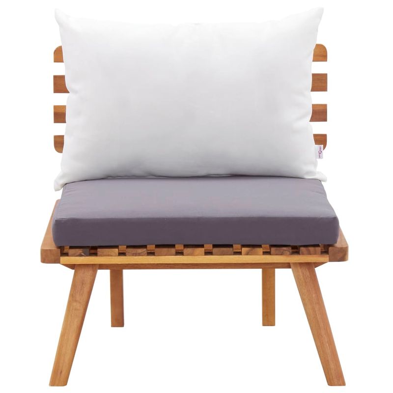 Casa si Gradina - Gradina si terasa - Mobilier exterior - Seturi mobila gradina - Set mobilier de gradina cu perne, 6 piese, lemn masiv de acacia - Infinity.ro
