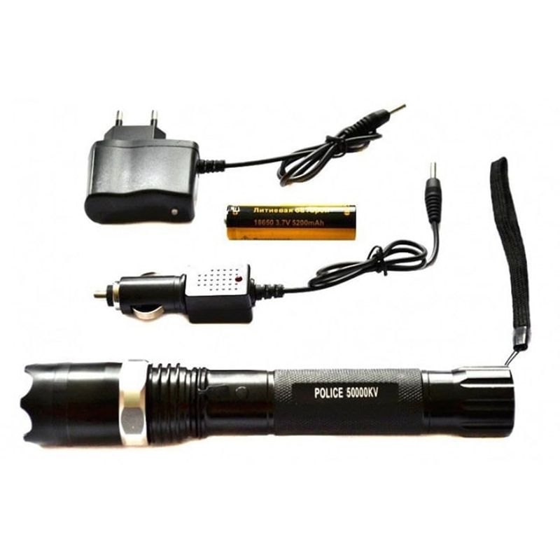 Sport si Outdoor - Sporturi de contact - Produse autoaparare - Electrosoc pentru autoaparare cu lanterna ZZ-1104 - Infinity.ro