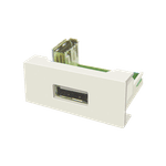 PC, gaming si accesorii - Retelistica - Cabluri si accesorii - Panel echipat cu socket USB (1 modul) - DLX - Infinity.ro